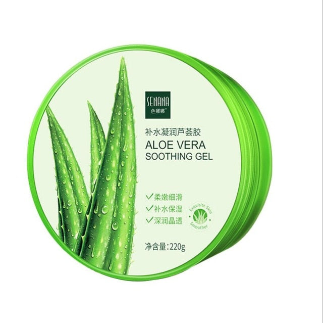 Hot sale 220g Aloe Vera Gel 92% Natural Face Creams Moisturizer Acne Treatment Gel for Skin Repairing Natural Beauty Products